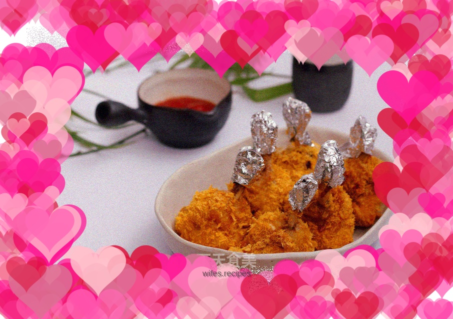 Air fryer version of golden chicken hammer