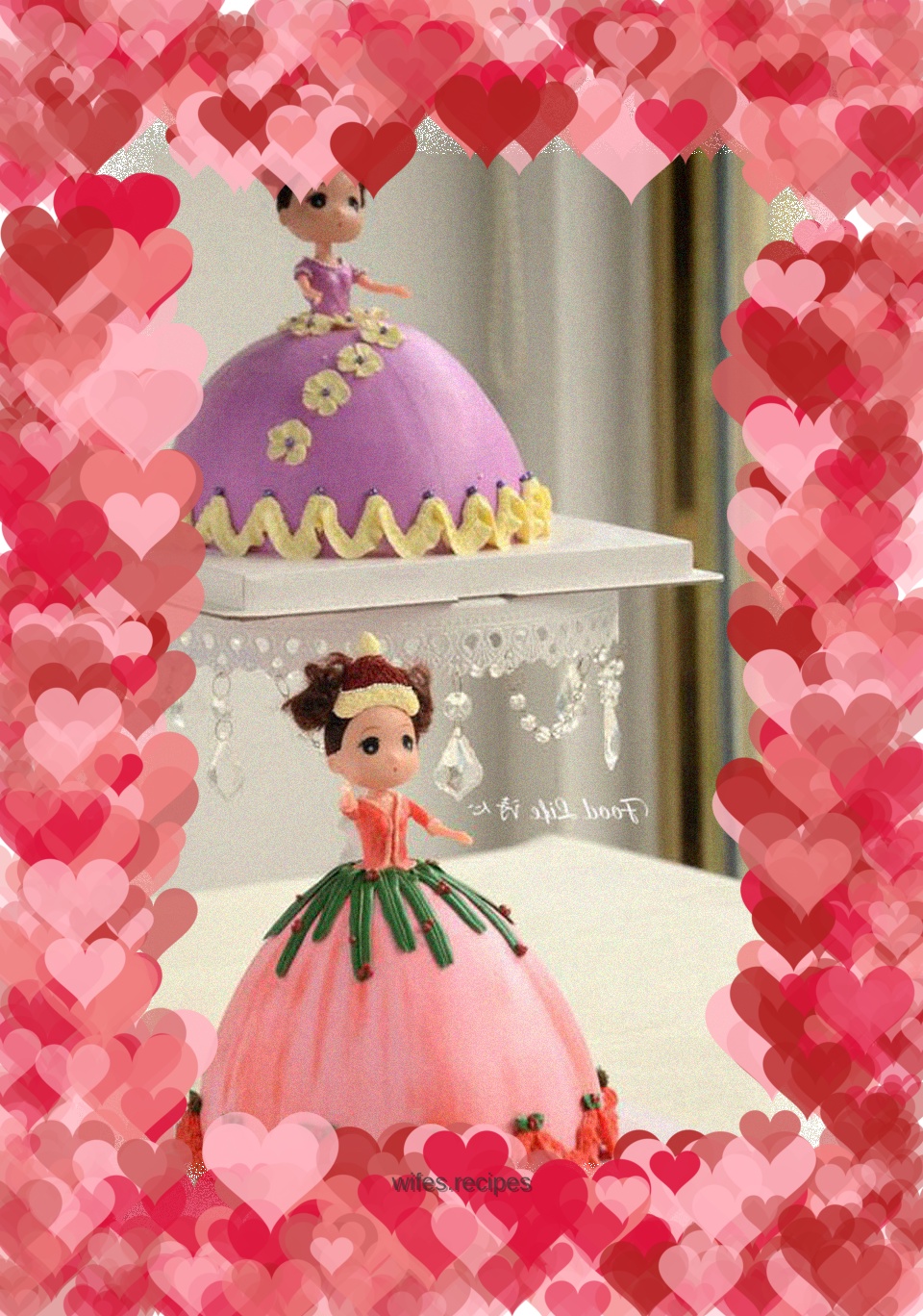 【Two Barbie cakes】