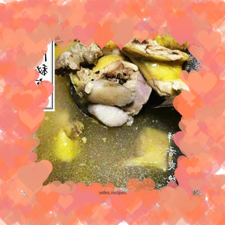 Chicken dipped in scallops