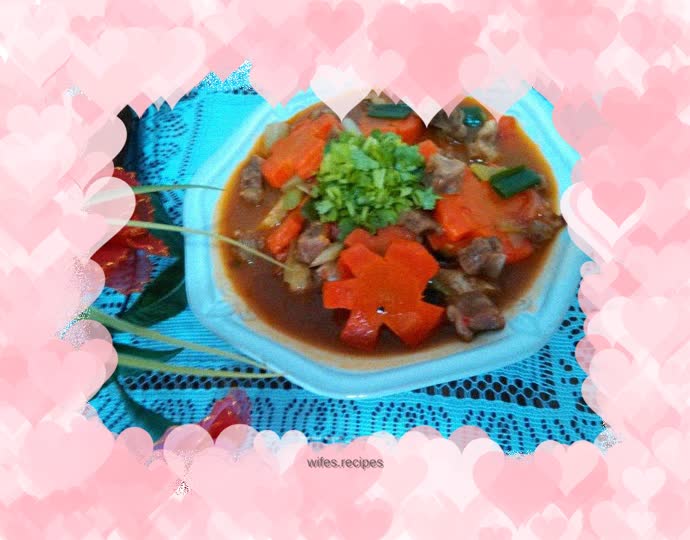 Stewed Beef Brisket with Carrots