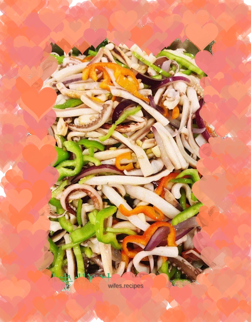 Fried squid with hot pepper