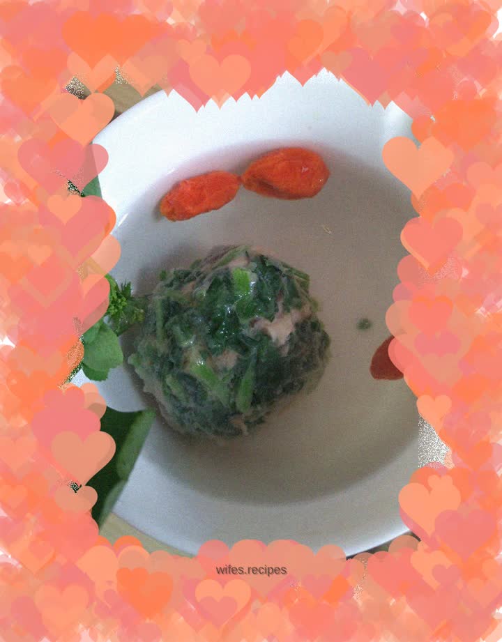 Wild vegetable dumplings