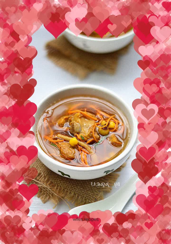 Radix Pseudostellariae Cordyceps Flower Soup