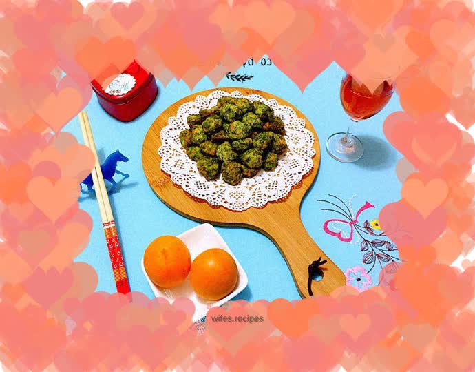 Fennel flavored pearl balls