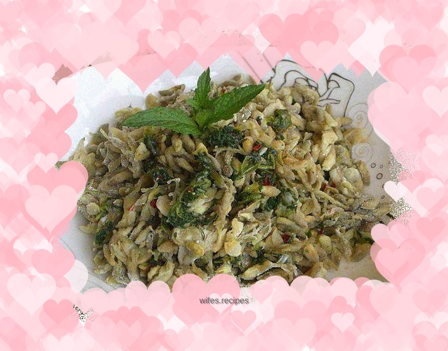 Steamed Sophora japonica