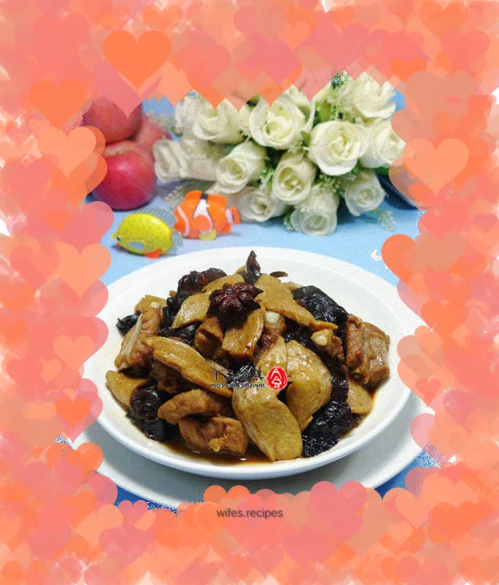 Soy Protein Black Fungus Roasted Pork Ribs