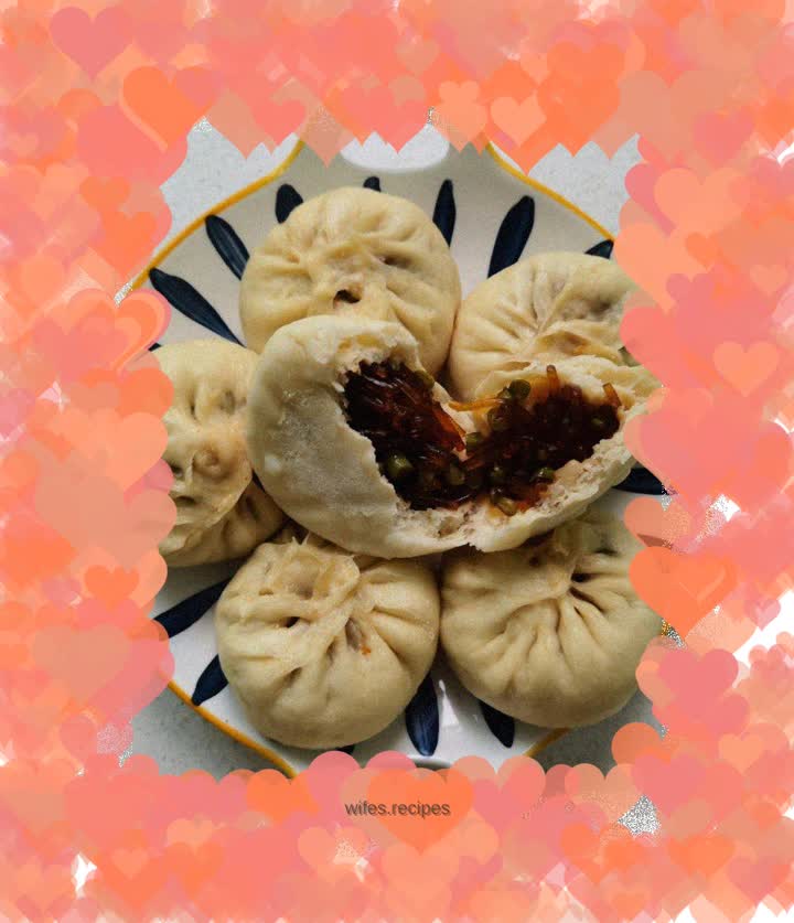 Bean vermicelli buns