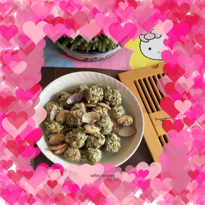 Shepherd's Purse Clam Meatballs