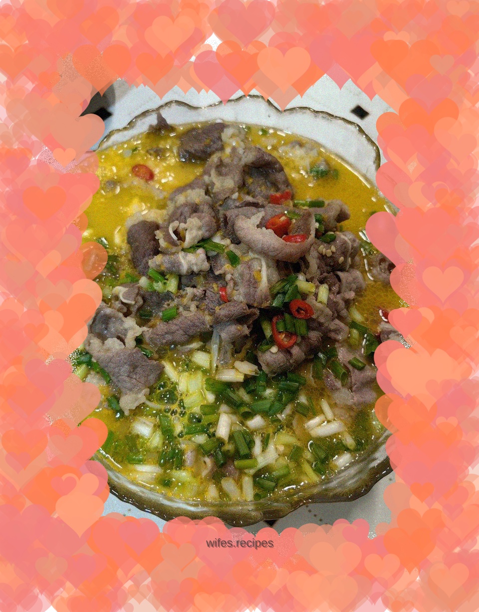 A lazy man’s golden soup and a fat cow