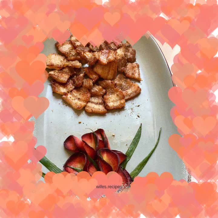 Pan-fried pork belly