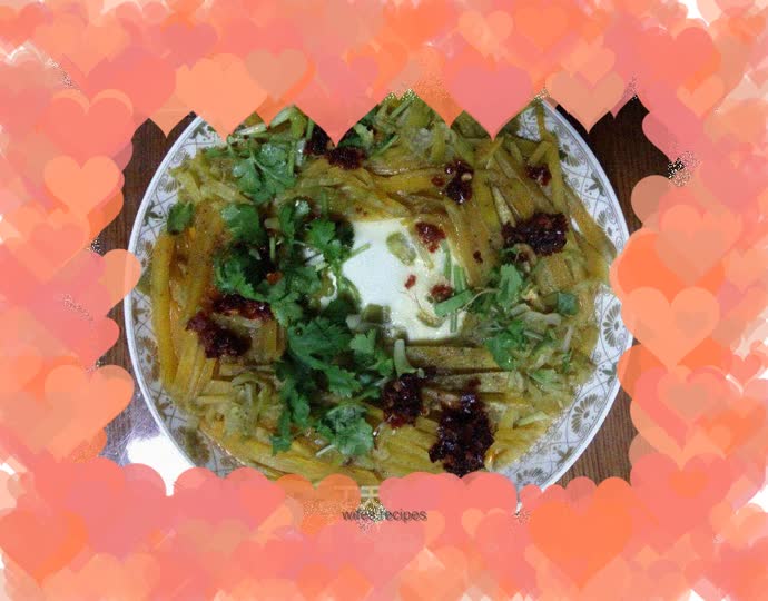 Lazy people cooking-steamed taro eggs