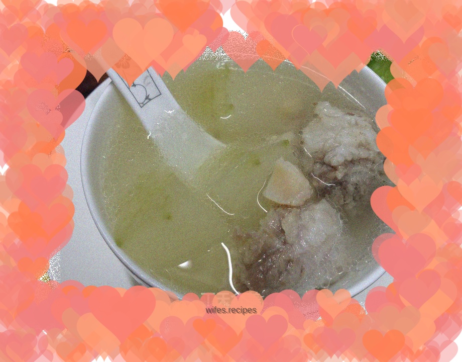 Winter Melon, Scallops and Pork Ribs Soup