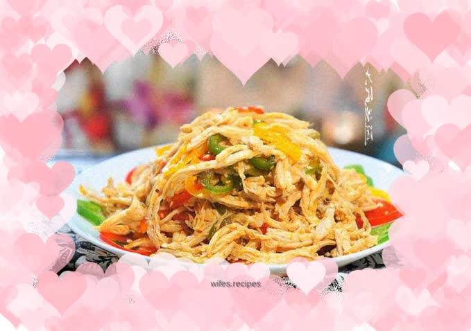 Spicy shredded chicken