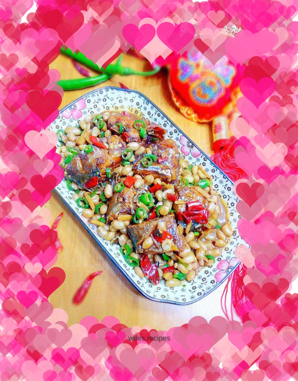 【Jiangsu】Spicy and sour salted fish with boiled peanuts