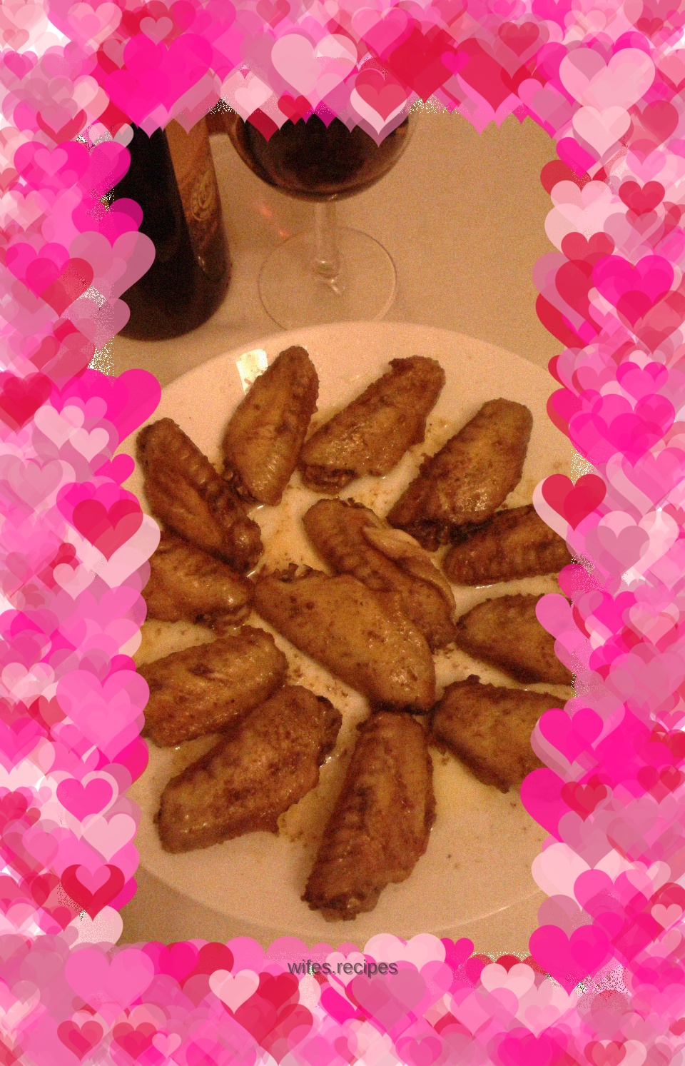 Microwave grilled chicken wings