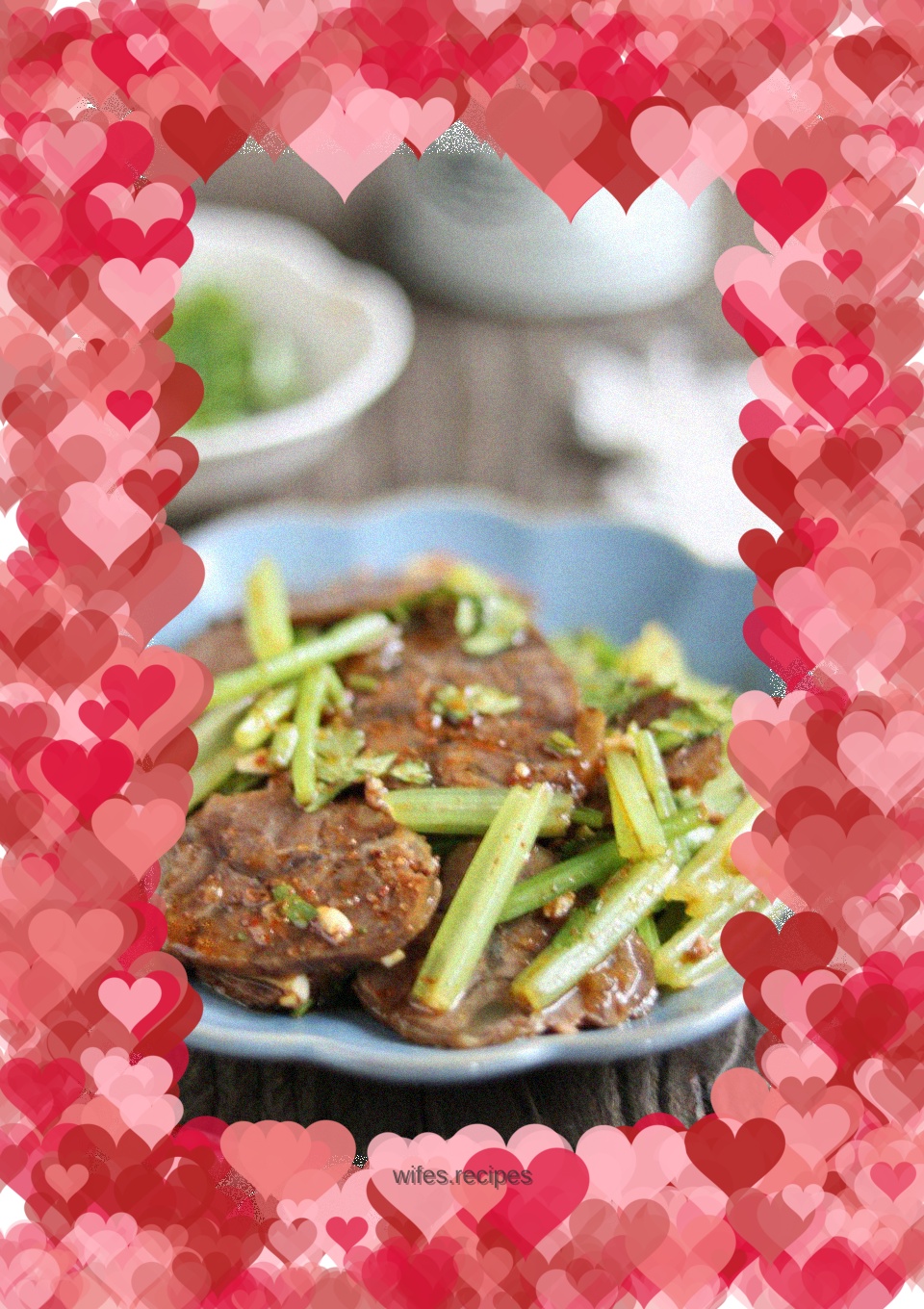 Beef mixed with parsley