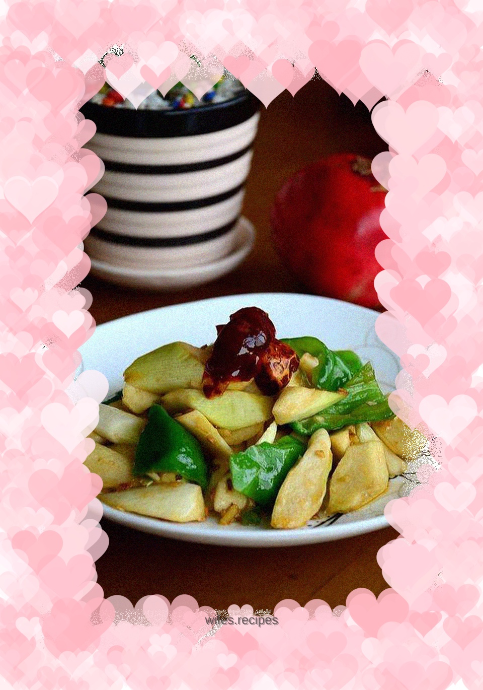 Wild Rice with Abalone Sauce