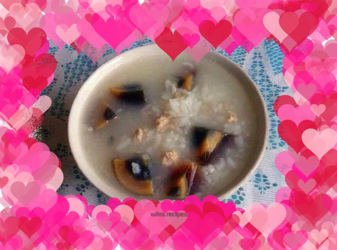 Preserved egg and lean meat porridge