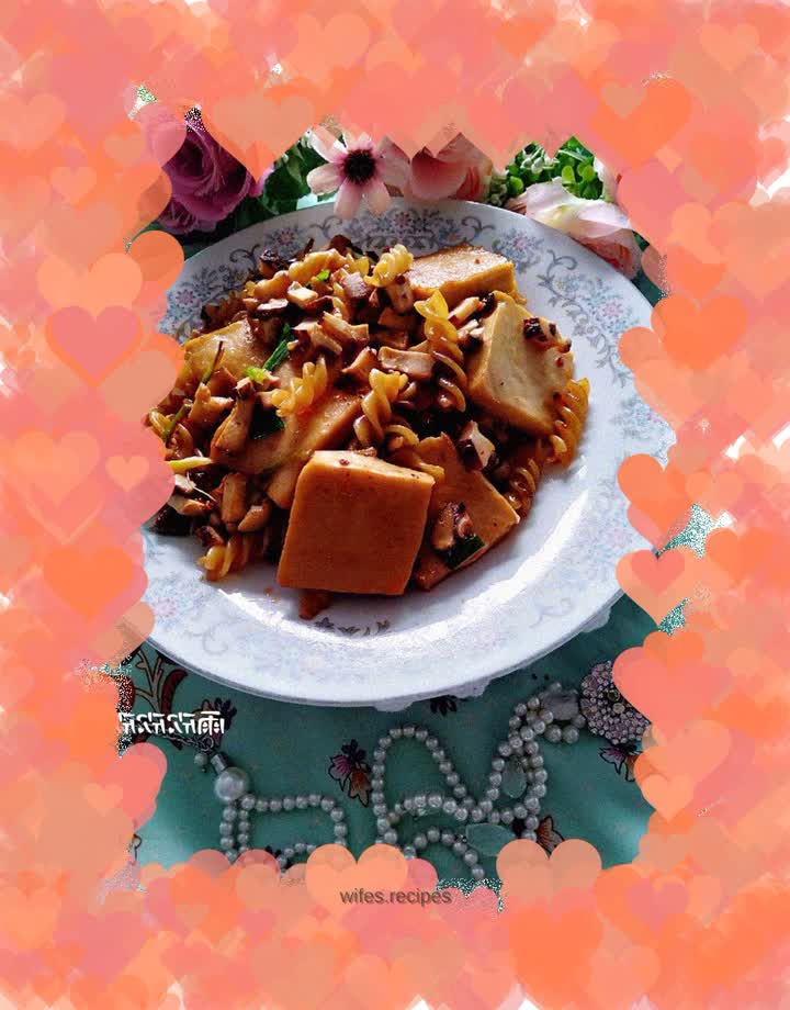 Chinese stir-fried pasta