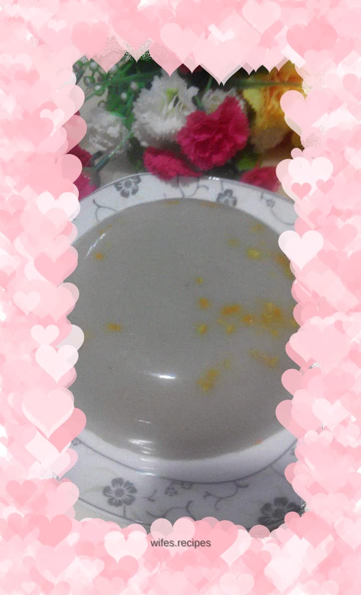 Orange peel pork rind jelly