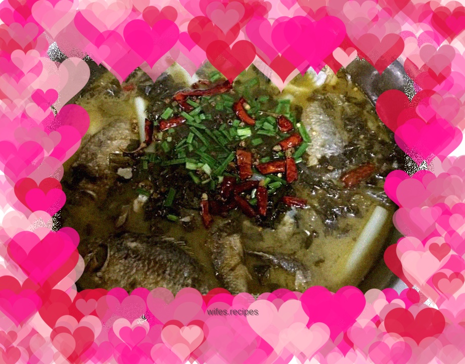 Home-style pickled fish