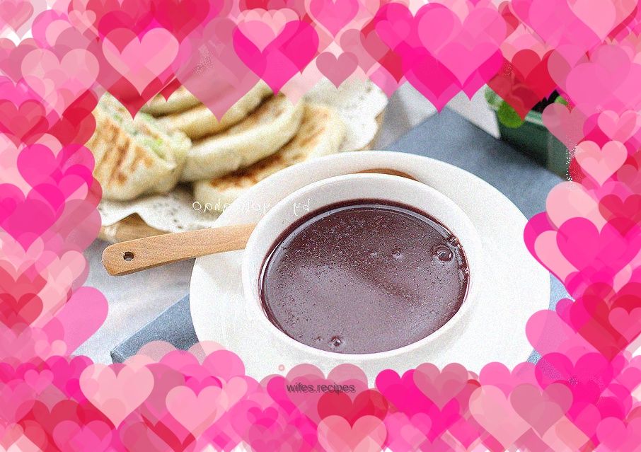 Wheat germ black rice paste