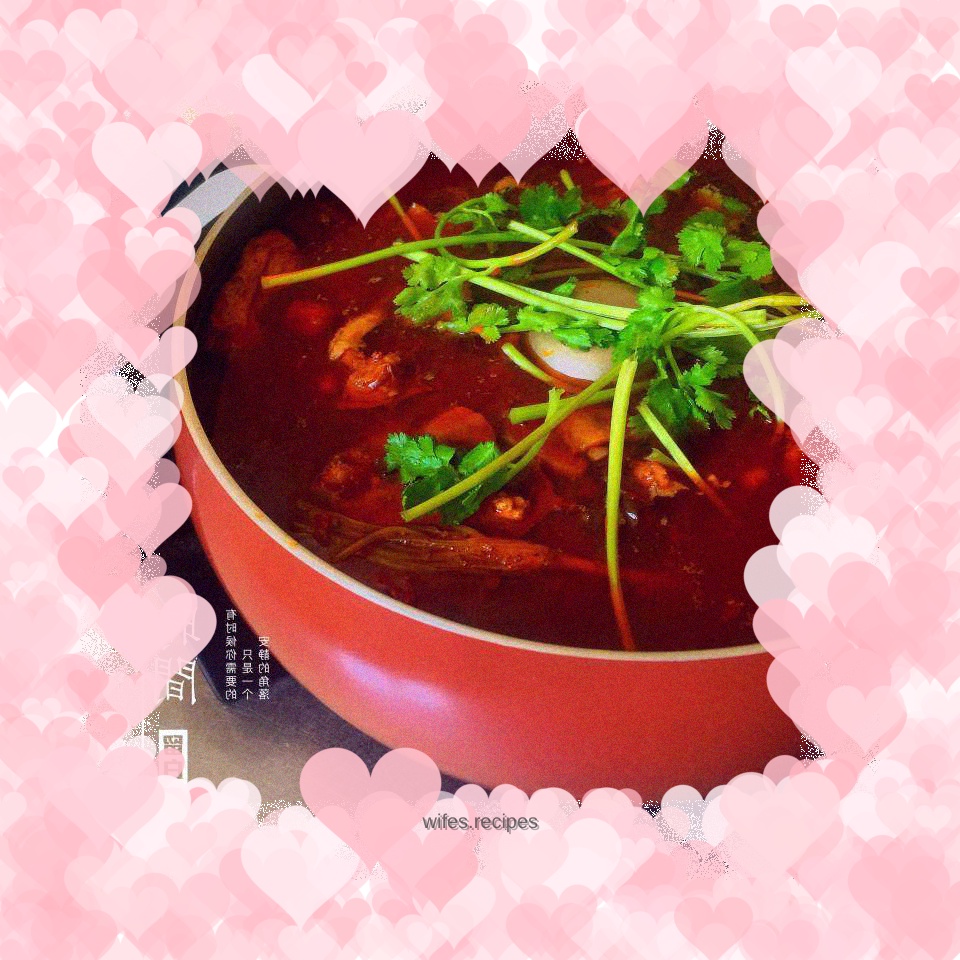 Delicious lamb and scorpion