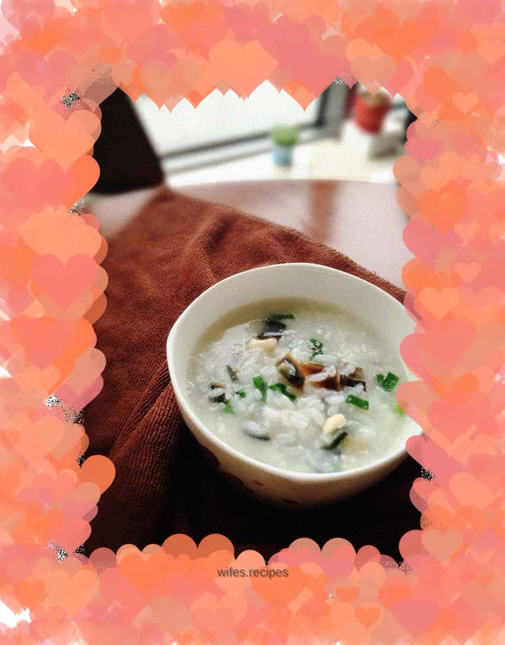 Preserved egg and lean meat porridge