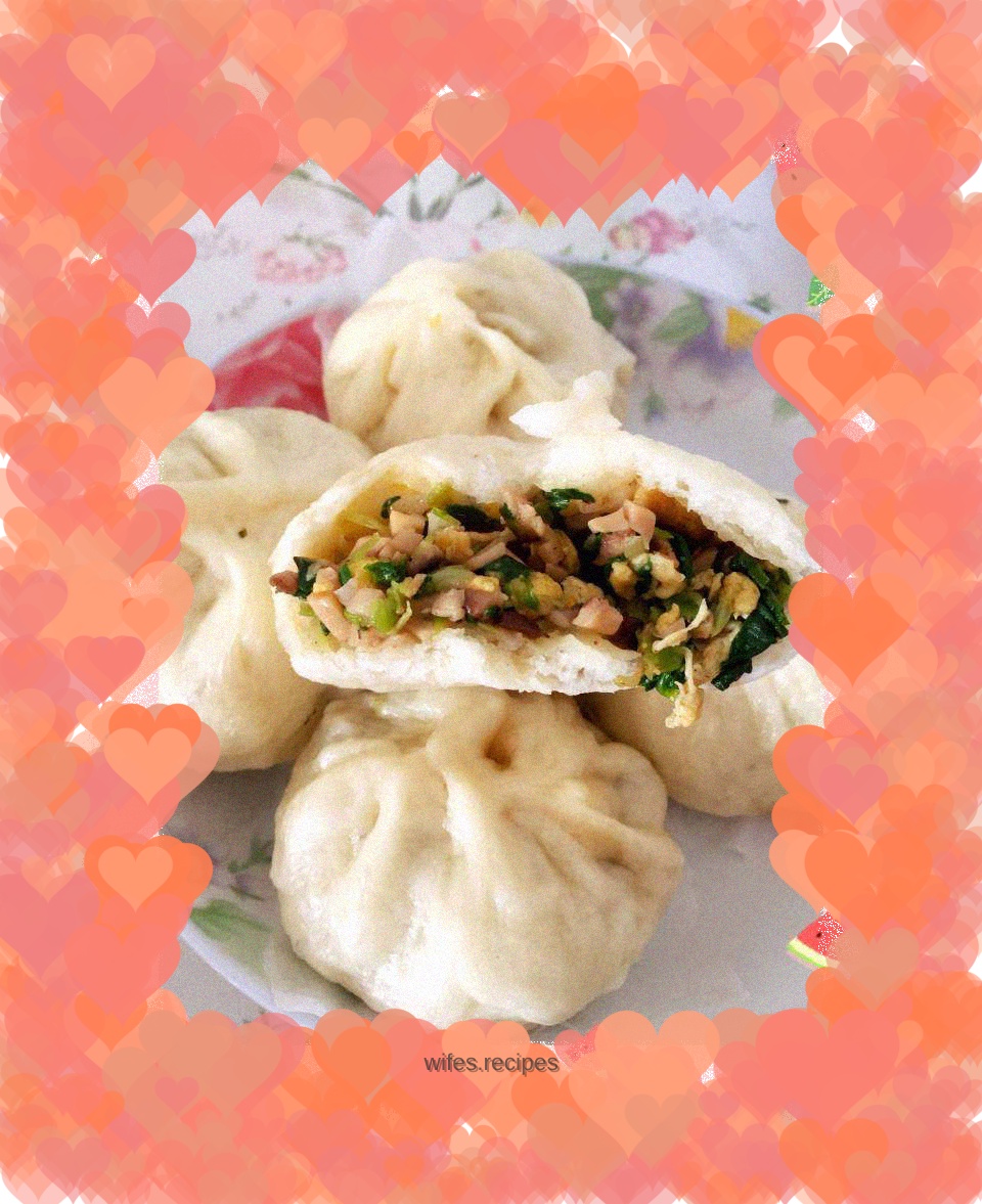 Mushroom and rapeseed buns