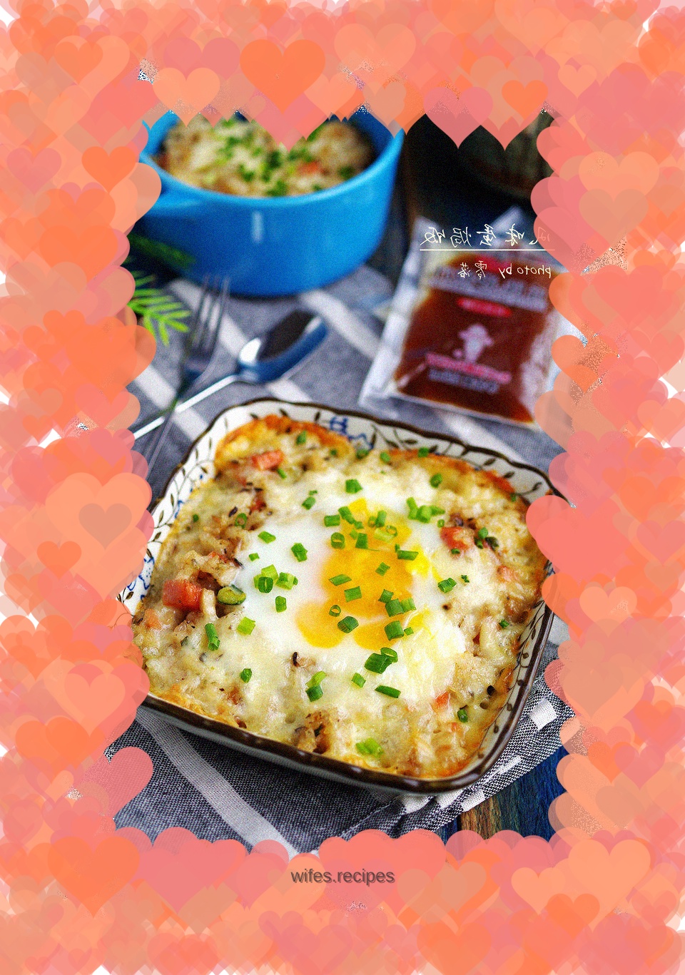 Flavored Egg Baked Rice