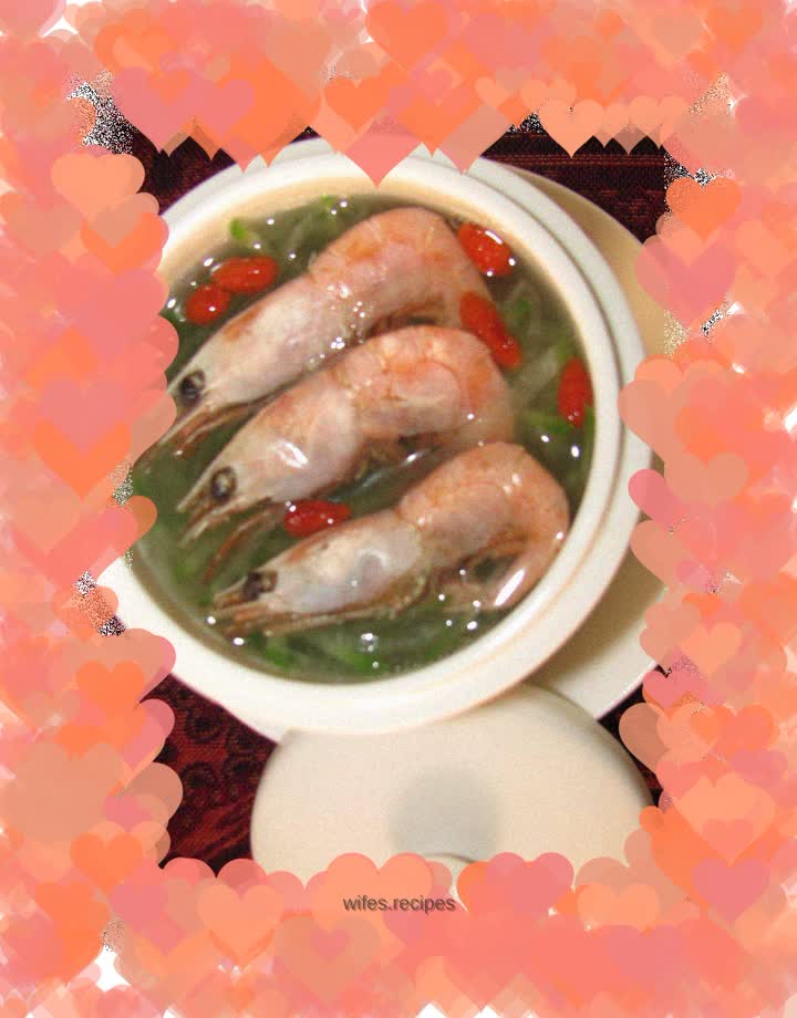 The perfect combination of shrimp and radish---Arctic shrimp and radish soup