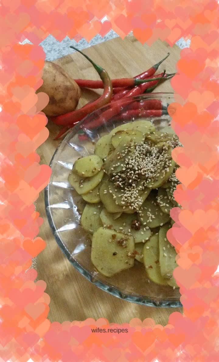 Spicy sesame potato chips