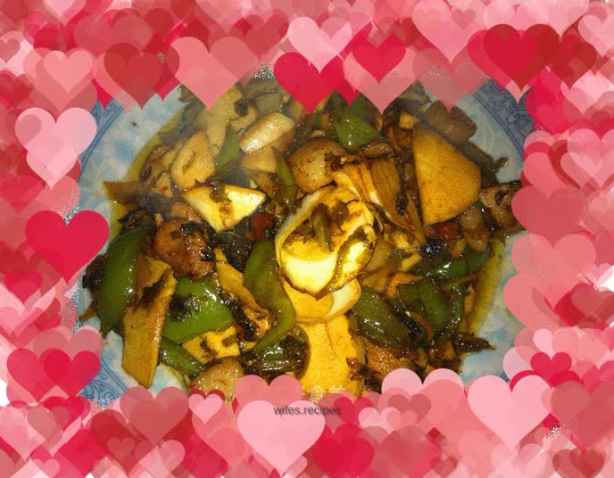 Pickled vegetables and bamboo shoots