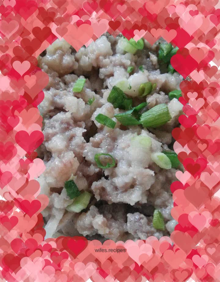 Steamed minced pork with taro