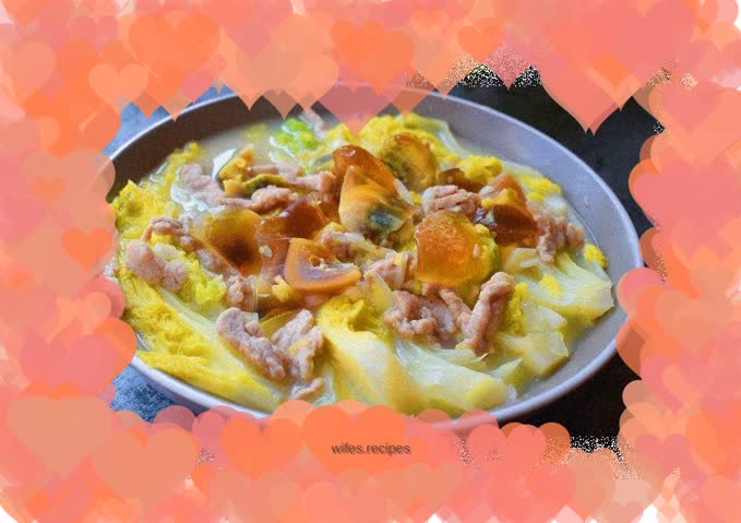 Baby cabbage in soup (simple version)