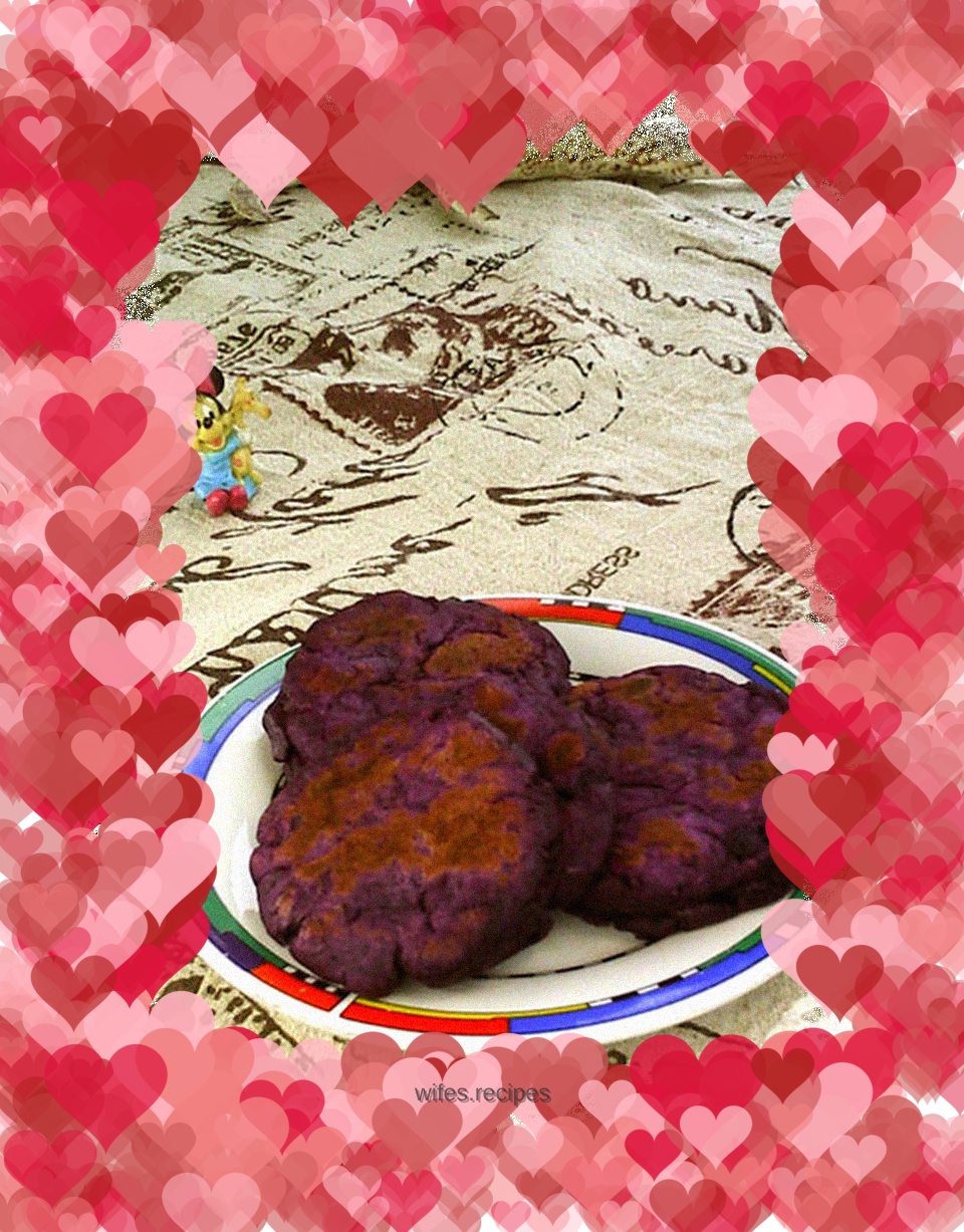 Purple sweet potato cake