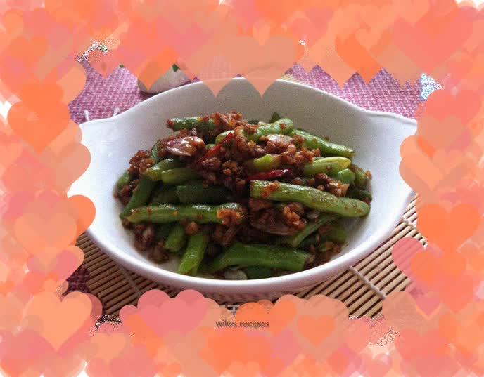 Stir-fried green beans