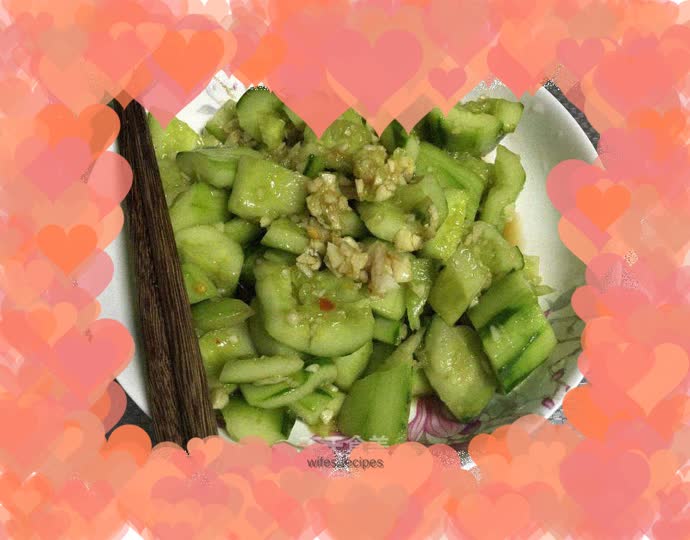 Super simple cucumber salad