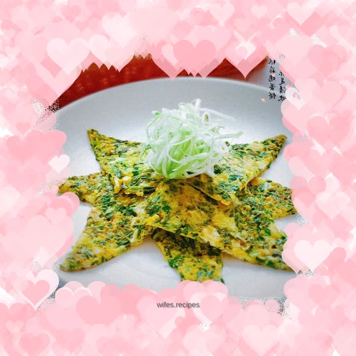 Small garlic egg pancake