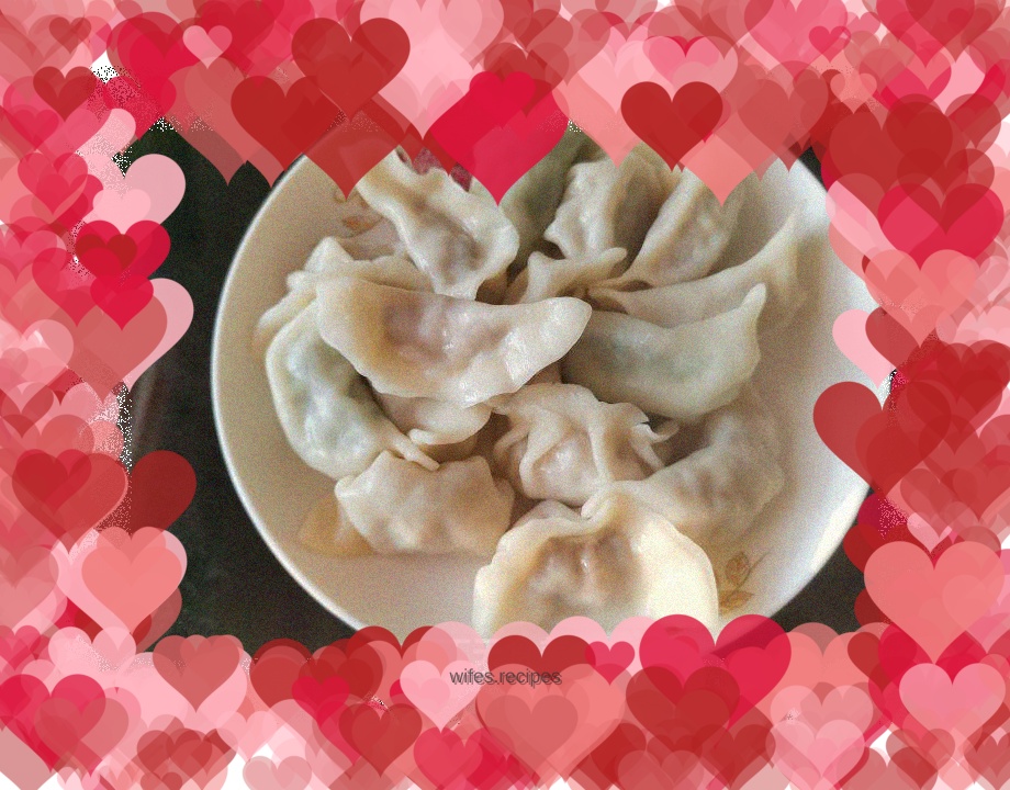 Mushroom and meat dumplings