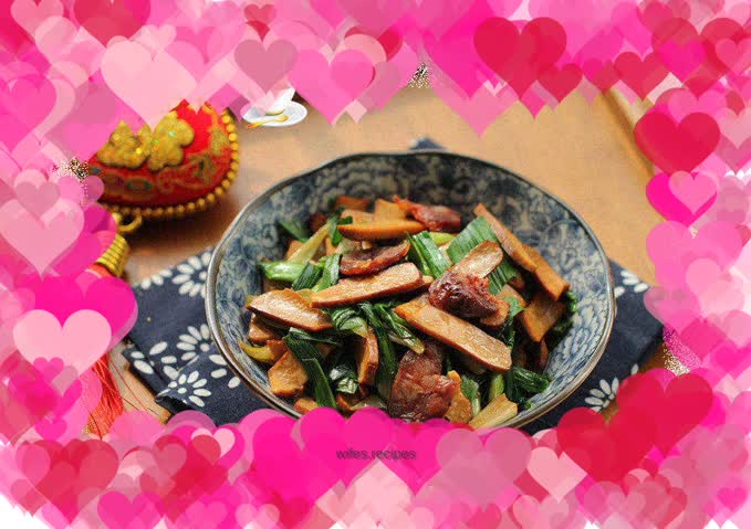 【Hubei】Green Garlic Sausage Fried Egg Dried