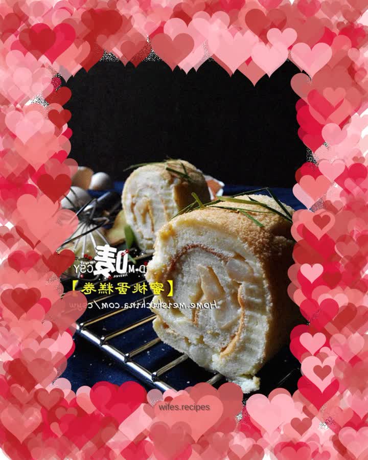 The softness of the hot cake [Peach Cake Roll]