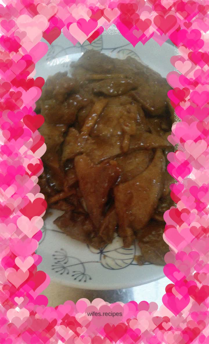 Stir-fried pork liver