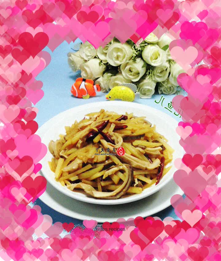 Pork belly and fried potatoes