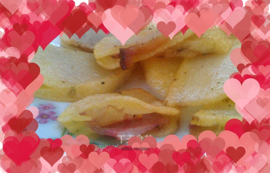 Ham and potatoes