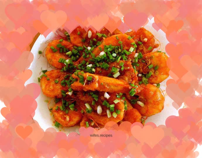 Prawns in tomato sauce (three-step method is super simple)