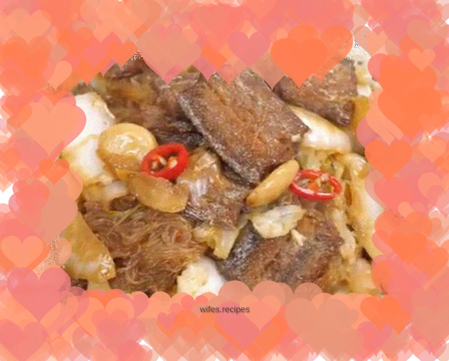 Braised hairtail with cabbage and vermicelli