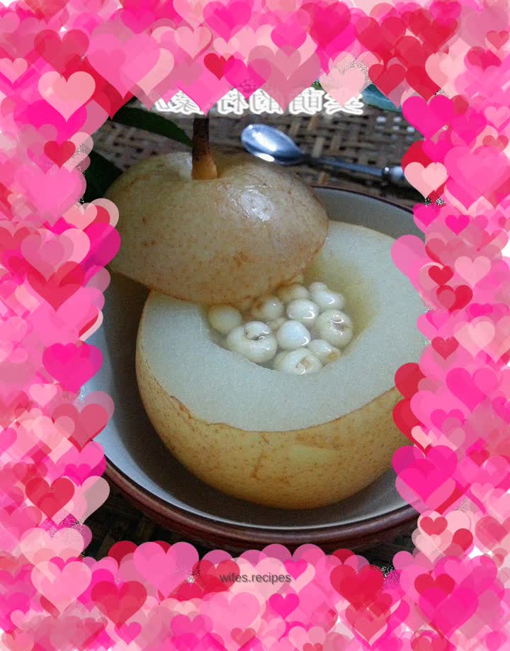 Fresh Beauty--Sichuan Scallops and Rock Sugar Stewed Sydney Pear