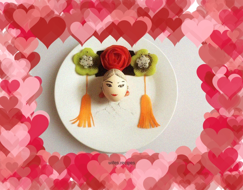 Dinner Plate Painting of Manchu Women