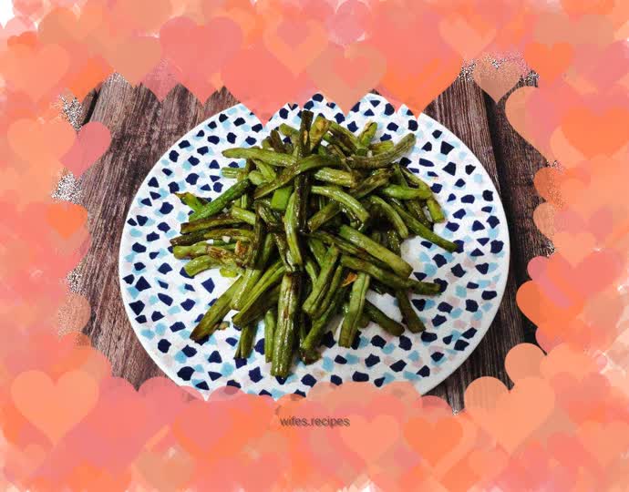 Dry Stir-fried Kidney Beans